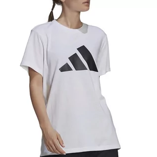 Koszulki sportowe damskie - Koszulka adidas Sportswear Future Icons Logo Graphic Tee GU9697 - biała - grafika 1