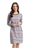 Bielizna nocna - Koszulka nocna Norland w norweskim wzorze 3XL - miniaturka - grafika 1