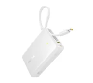 Powerbanki - Baseus PicoGo Digital Display 10000mAh 45W Biały - miniaturka - grafika 1