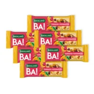 Batoniki - Bakalland Ba! Baton zbożowy żurawina i pomarańcza Zestaw 6 x 40 g - miniaturka - grafika 1