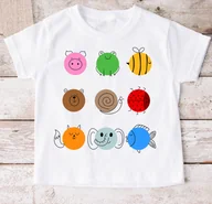 Koszulki dla dziewczynek - Koszulka dla dziecka w kropki na DZIEŃ KROPKI DO przedszkola - WZÓR KROPKI28 - miniaturka - grafika 1