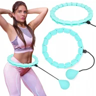 Obciążenia - Xtech Odchudzające hula hop z obciążeniem (seledynowe) - miniaturka - grafika 1