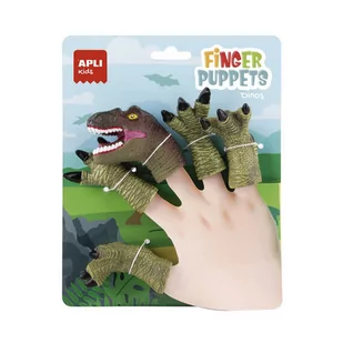 Pacynki na palce Apli Kids - Dinozaur T-rex - Maskotki i pluszaki - miniaturka - grafika 1