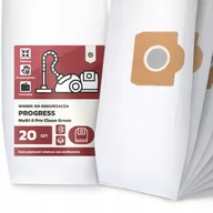 Worki do odkurzaczy - 20x Worek do Odkurzacza Progress Multi 6 Pro Clean Green Syntetyczny Worki - miniaturka - grafika 1