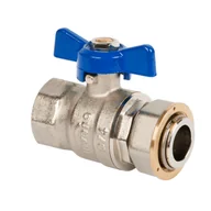 Zawory i kraniki - Zawór kulowy prosty z półśrubunkiem 1/2" typ ciężki - miniaturka - grafika 1