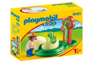 Playmobil Mały dinozaur w jajku 9121 - Klocki - miniaturka - grafika 1