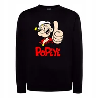 Bluzy męskie - Bluza męska bez kaptura z nadrukiem MARYNARZ POPEYE SZPINAK XL - miniaturka - grafika 1