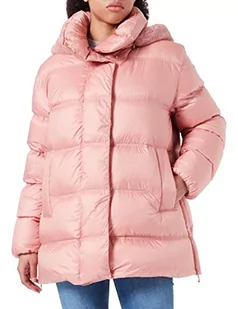 Geox Damski płaszcz w talii, stara róża, 40 (DE) - Płaszcze damskie - miniaturka - grafika 1