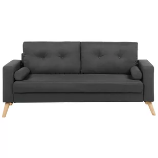 Beliani Sofa ciemnoszara KALMAR - Sofy i kanapy - miniaturka - grafika 1