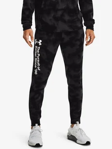 Męskie spodnie dresowe Under Armour  Rival Terry Novelty Jgr-BLK L - Spodnie sportowe męskie - miniaturka - grafika 1