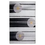 Dywany - Dywan drukowany PRUT petra 80 x 140 cm czarny - miniaturka - grafika 1