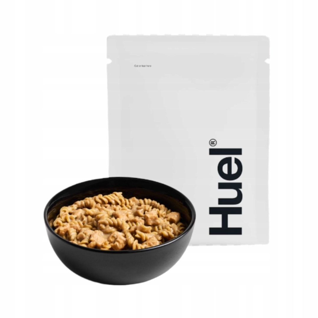 Huel Hot & Savoury Makaron z wege kurczakiem i grzybami 7 posiłków Łagodny