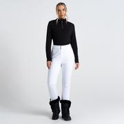 Spodnie damskie - Dare 2b - Damskie Spodnie Narciarskie Sleek Iii Biały, Rozmiar: 34R - miniaturka - grafika 1