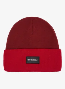 Czapka zimowa Oakley Tc Stretch Logo Beanie - red line/iron red - Czapki męskie - miniaturka - grafika 1