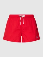 Kąpielówki męskie - Spodenki kąpielowe z wyhaftowanym logo model ‘Basic’ - miniaturka - grafika 1