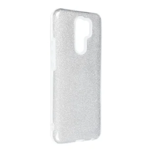 Pokrowiec König Design kompatybilny z plastikowym, miękkim etui na telefon Xiaomi Redmi 9 - Srebrne etui na telefon komórkowy - Etui i futerały do telefonów - miniaturka - grafika 1