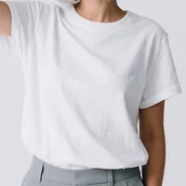 Bluzki damskie - TEMU Jednokolorowa Krótki Rękaw Damska Letnia Casual Koszulka Modna - miniaturka - grafika 1