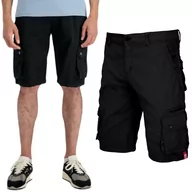 Odzież taktyczna i umundurowanie - Spodenki Alpha Industries Alpha Short 136250 03 - Czarne - miniaturka - grafika 1