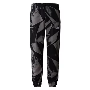 Spodnie sportowe męskie - Spodnie The North Face Essential Jogger Print 0A881JSIF1 - szare - grafika 1