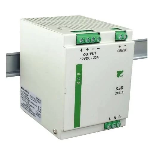 Breve Zasilacz impulsowy KSR 24024 230/ 24VDC 10,0A na szynę DIN TH-35 stabilizowany z zabezpieczeniem