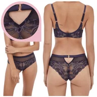 Majtki damskie - Majtki Alles GLOW figi brazylijskie granat - Rozmiar 38 - miniaturka - grafika 1