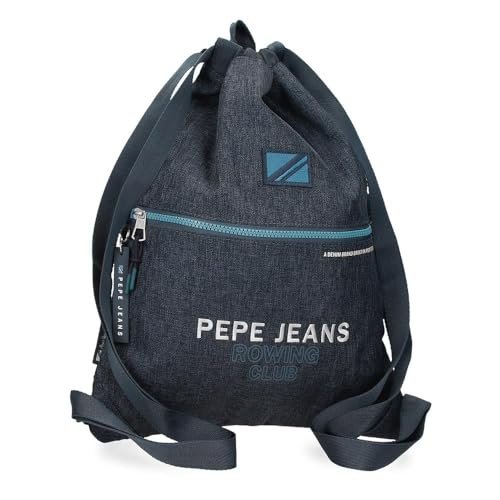 Pepe Jeans Edmon Plecak szkolny Niebieski 35x46 cms Poliester 16,1L by Joumma Bags, niebieski, plecak szkolny