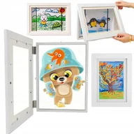 Zabawki interaktywne dla dzieci - Ramka na obrazki rysunki zdjęcia otwierana dla dzieci artystyczna R15B - miniaturka - grafika 1