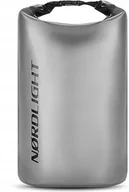 Plecaki worki - WOREK WODOODPORNY TORBA WODOSZCZELNA 20L PASEK NA RAMIĘ NORDLIGHT SREBRNA - miniaturka - grafika 1