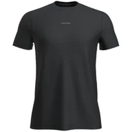 Koszulki sportowe męskie - Męska koszulka Icebreaker M Mer 125 Cool-Lite Speed SS Tee Rozmiar: XL / Kolor: czarny - miniaturka - grafika 1