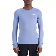 Koszulki męskie - Koszulka New Balance MT33284MYL - niebieska - miniaturka - grafika 1