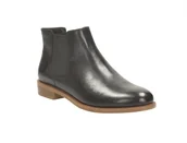 Botki damskie - Clarks, Trzewiki damskie, Taylor Shine, czarny, rozmiar 39 - miniaturka - grafika 1