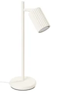 Lampy stojące - Beżowa karbowana lampka na biurko - D300 Inca - miniaturka - grafika 1