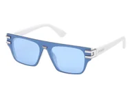 Okulary przeciwsłoneczne - Okulary GUESS GO00061-0021V. Okulary przeciwsłoneczne, Kolor biały. Mężczyzna. - miniaturka - grafika 1