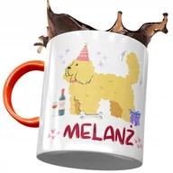 Kubki - Kubek Pomarańczowy Śmieszny Zabawny Melanż z Nadrukiem ze Zdjęciem+ Opakowanie na prezent (wzór 01) - miniaturka - grafika 1