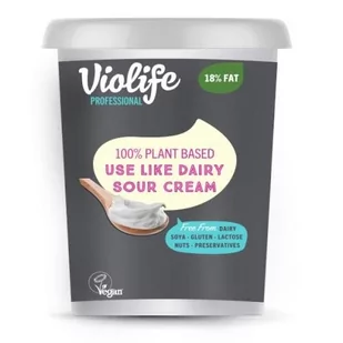 VIOLIFE ZAMIENNIK KWAŚNEJ ŚMIETANY 500G - Zdrowa żywność - miniaturka - grafika 1