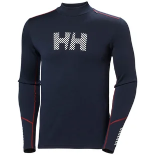 Męska koszulka Helly Hansen Lifa Merino Midw Logo Rozmiar: XL / Kolor: ciemnoniebieski - Koszulki sportowe męskie - miniaturka - grafika 1