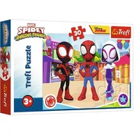 Puzzle - Trefl Puzzle 30 Przygody Spidey'a i przyjaciół - miniaturka - grafika 1