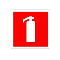 Przybory szkolne - Naklejka 150X150 Gaśnica - miniaturka - grafika 1