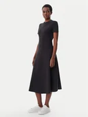 Sukienki - Tommy Hilfiger Sukienka codzienna WW0WW44547 Czarny Regular Fit - miniaturka - grafika 1