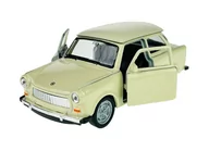 Samochody i pojazdy dla dzieci - Welly Trabant 601 Beżowy 1:34 Samochód Nowy Metalowy Model - miniaturka - grafika 1