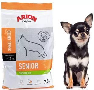 Arion Original Senior Small Chicken & Rice 7,5 kg - Sucha karma dla psów Arion Original Senior Small Chicken & Rice 7,5 kg - Sucha karma dla psów - miniaturka - grafika 1