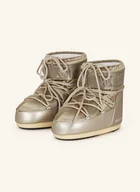 Buty dla dziewczynek - Moon Boot Moon Boots Icon Low Glance beige - MOON BOOT - miniaturka - grafika 1