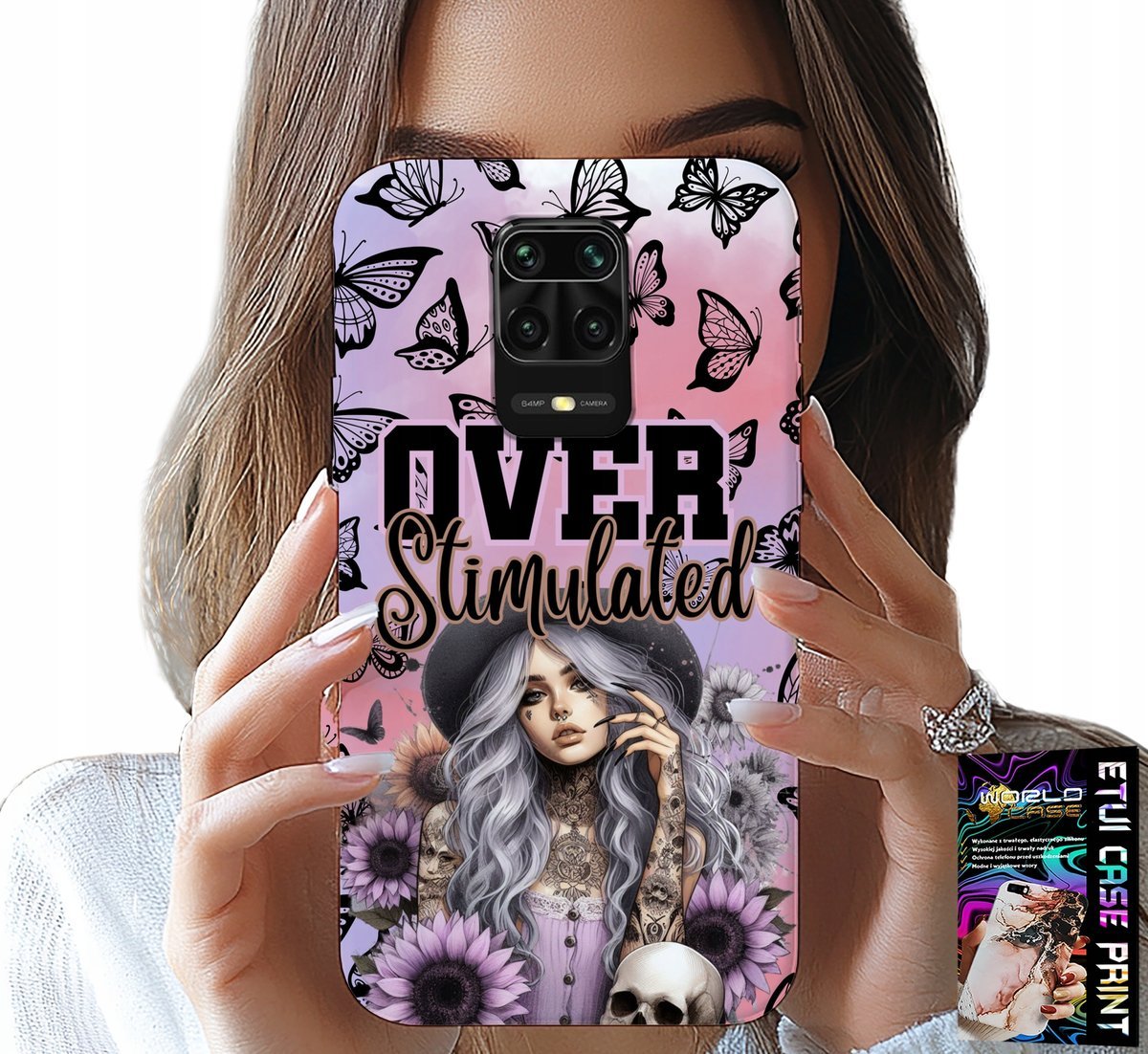 ETUI DO XIAOMI NOTE 9 PRO / 9S - OVER STIMULATED, NASTOLETNIE WZORY, CASE