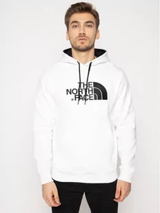The North Face Bluza Drew Peak Plv Hoodie NF00AHJYLA91 Biały Regular Fit - Bluzy męskie - miniaturka - grafika 1