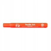 Kredki, ołówki, pastele i pisaki - NERCHAU TEXTILE PAINT PEN ORANGE - pisak do tkanin - miniaturka - grafika 1