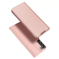 Etui i futerały do telefonów - Dux Ducis Skin Pro kabura etui pokrowiec z klapką Samsung Galaxy S22+ (S22 Plus) różowy - miniaturka - grafika 1