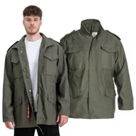 Odzież taktyczna i umundurowanie - Kurtka Alpha Industries M65 100103 245 - Oliwkowa - miniaturka - grafika 1