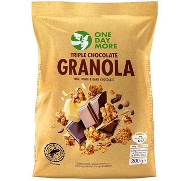 OneDayMore Granola Potrójnie Czekoladowa 200g|Oficjalny Sklep|