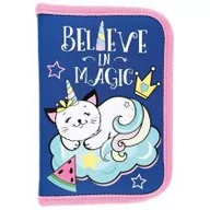 Piórniki - Piórnik dwuklapkowy bez wyposażenia CATICORN - miniaturka - grafika 1