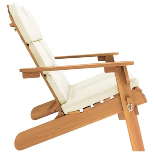 Ławka ogrodowa Adirondack z poduszkami, 126 cm, drewno akacjowe Lumarko - Ławki ogrodowe - miniaturka - grafika 5